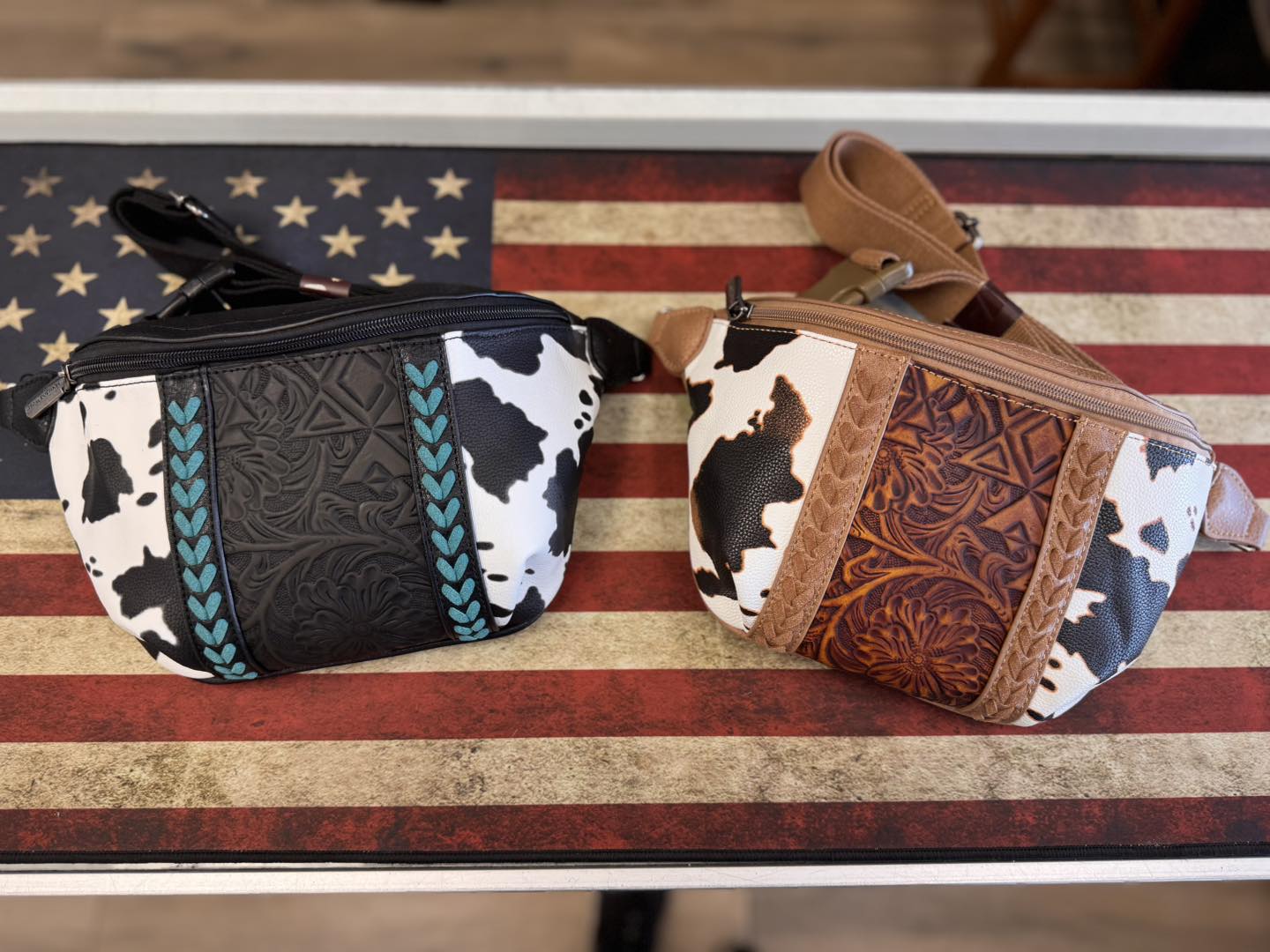 Montana West Floral Tooled Fanny Pack