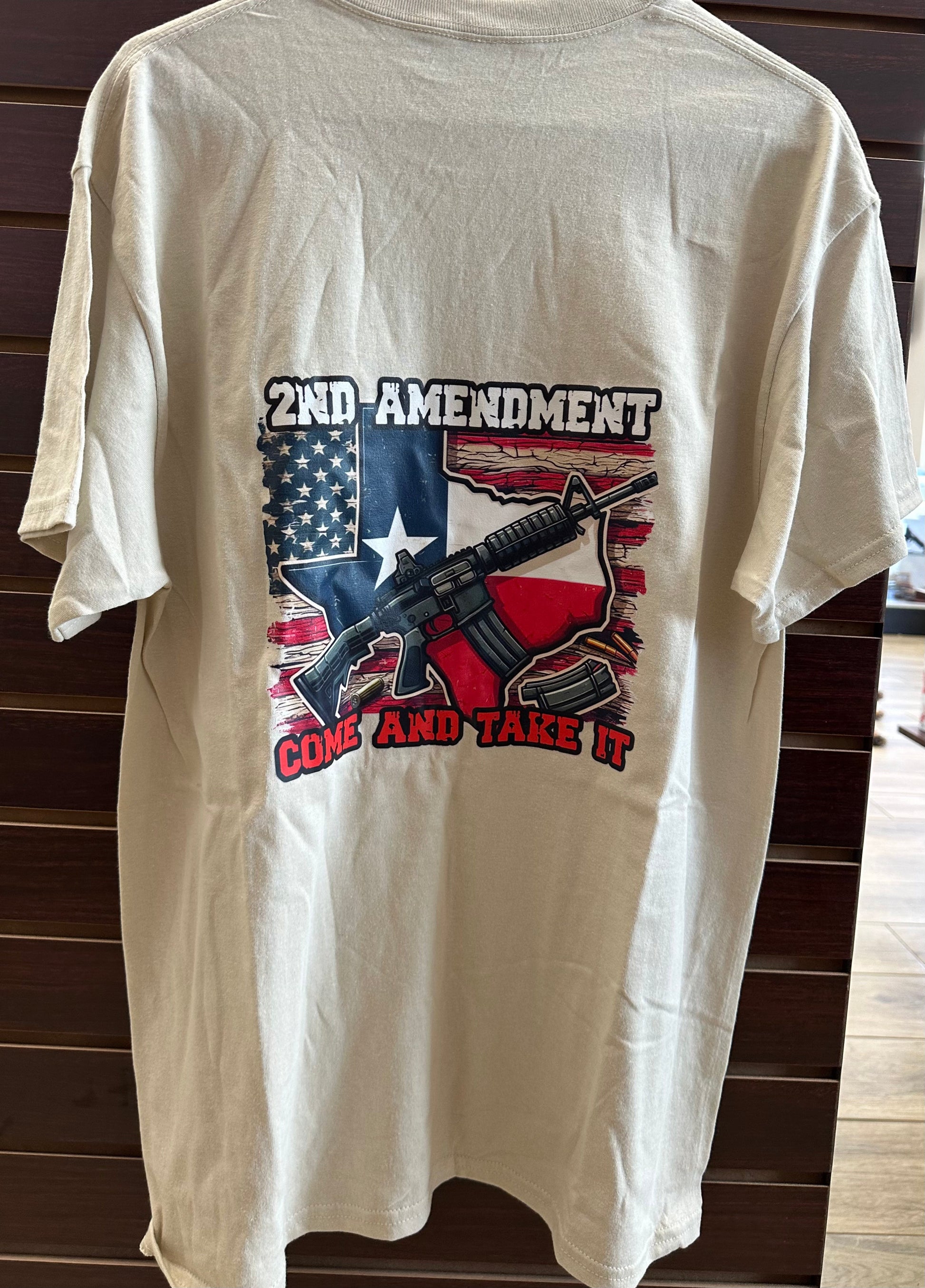 2nd Amendment Flag Novelty Tee Shirt