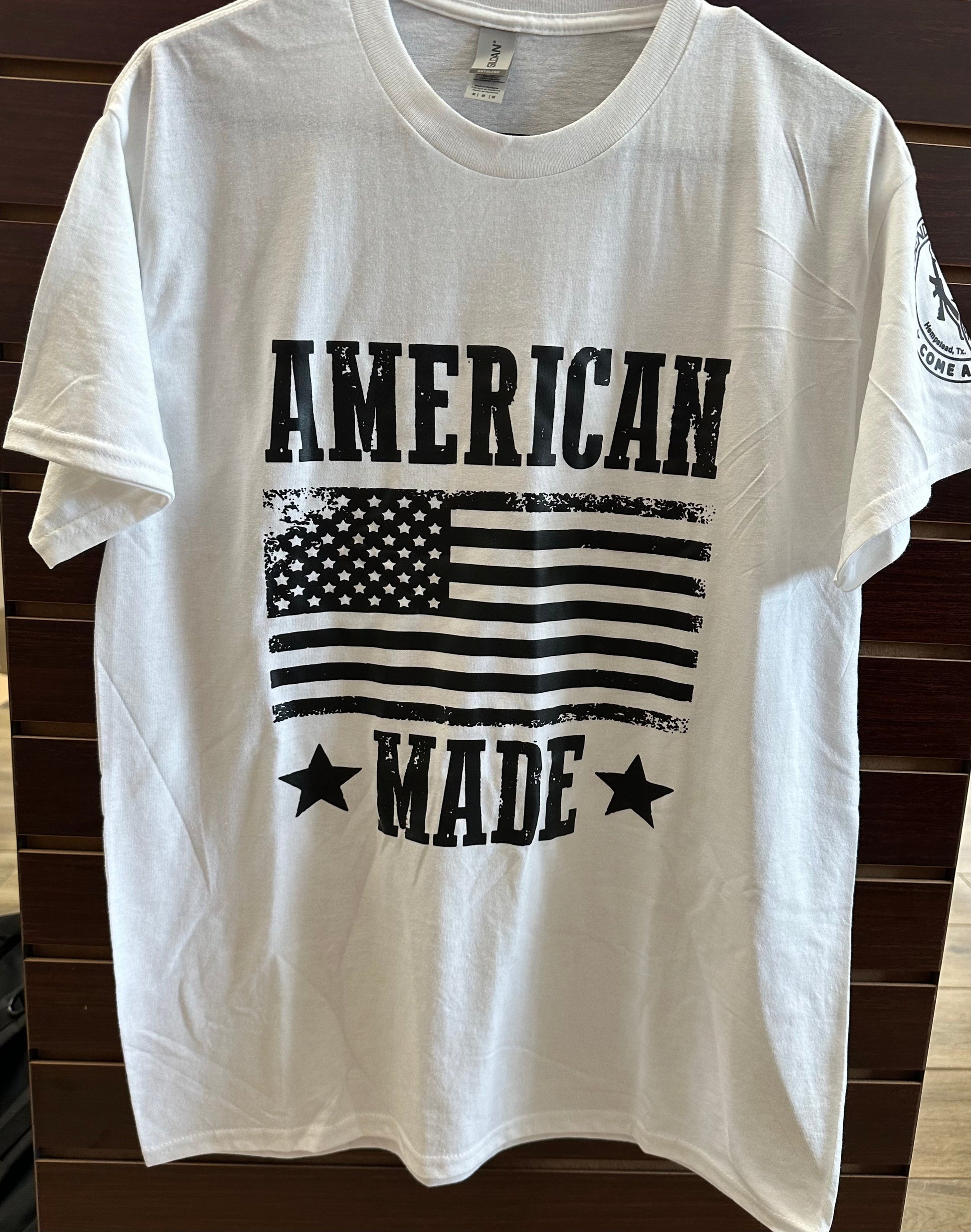 American Made Flag Novelty Tee Shirt