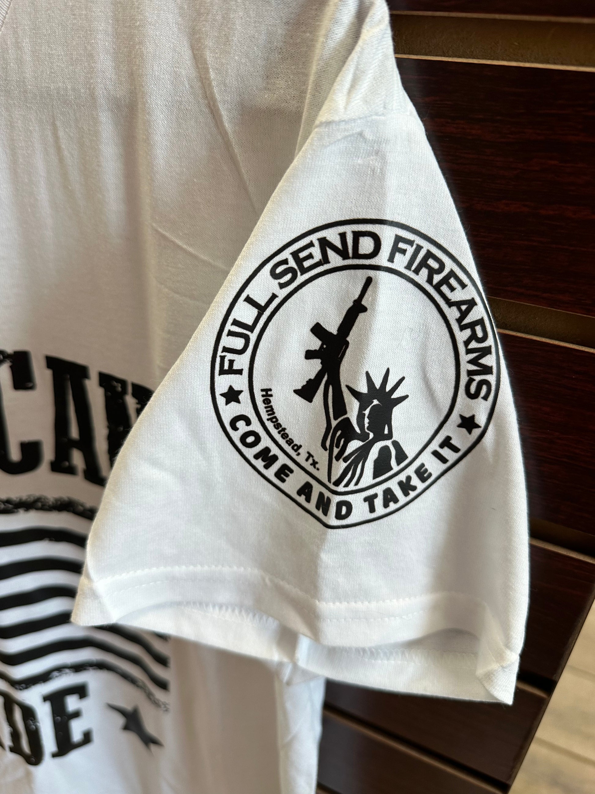 American Made Flag Novelty Tee Shirt
