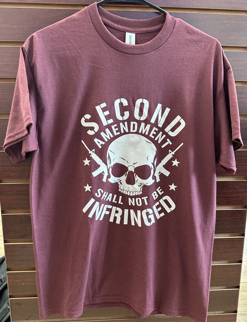 2nd Amendment Skull Novelty Tee Shirt
